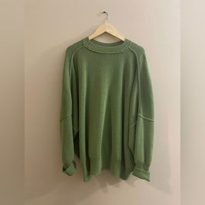 free people easy street tunic sweater | julep green